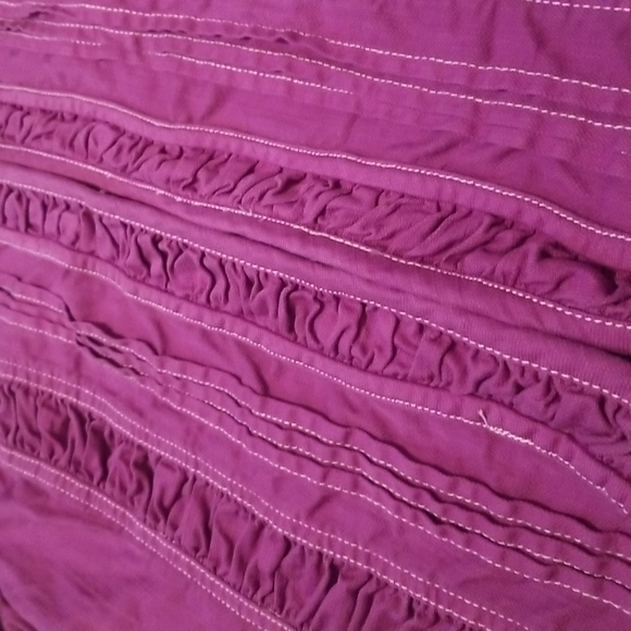 Purple Ruffled Vintage Jacket Blazer - Picture 5 of 6